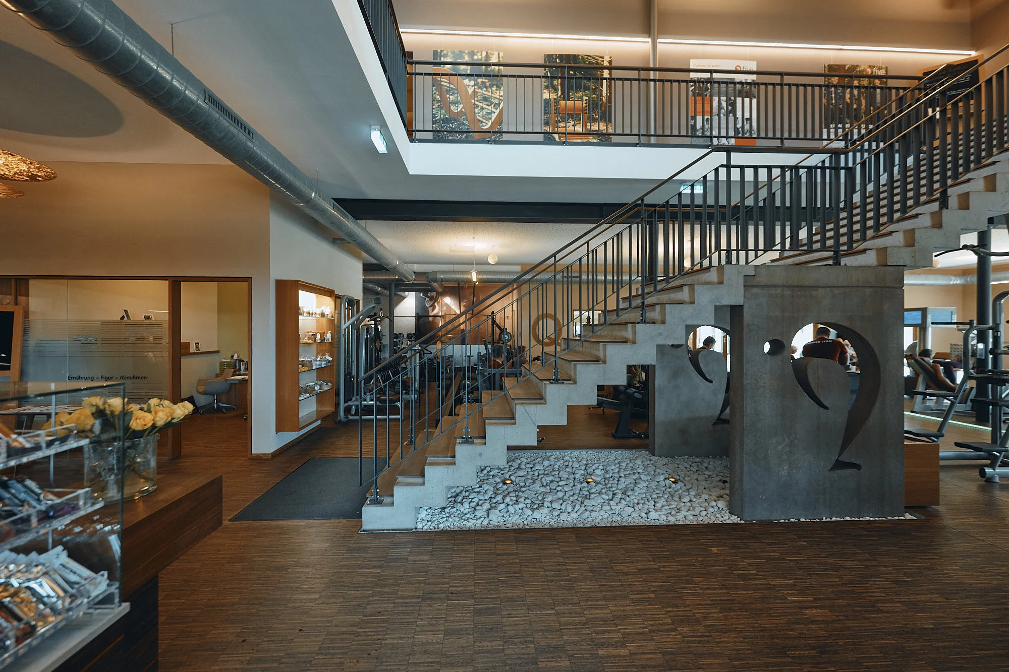 Empfangsbereich im Rückgrat Donaueschingen, Fitness- und Gesundheitsstudio seit 1993